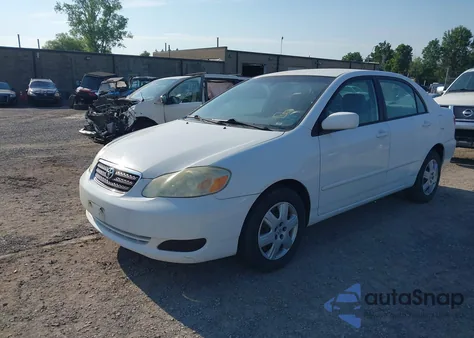 2005 Toyota Corolla Le z USA, uszkodzony, nr VIN 2T1BR30E75C555598
